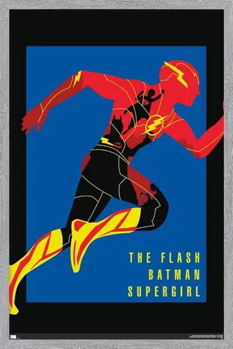 Miniatura 14 de Trends International DC Comics Movie The Flash - Póster de pared de héroes Versión enmarcada de caoba