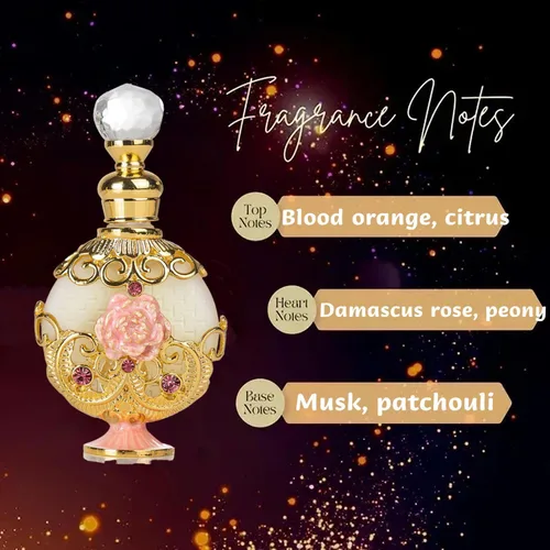Miniatura 7 de Perfume para Mujeres, Aceite de Perfume Halal Retro Concentrado de Dubái - Fragancia Vintage Exquisita de Larga Duración para Regalo - El Aroma