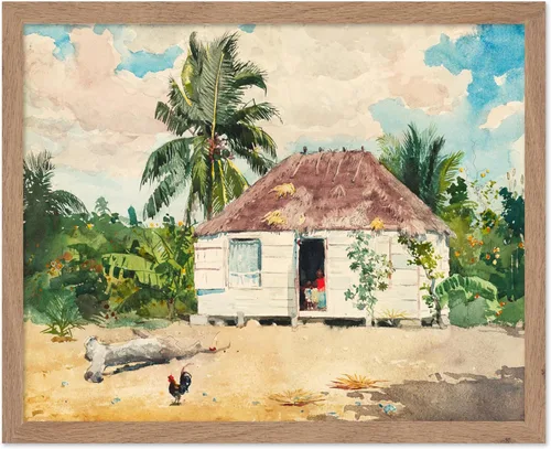 Miniatura 57 de Poster Master Impresión de pintura vintage de árbol de Navidad, póster retro de vacaciones, arte de invierno, diseño abstracto melancólico de pared