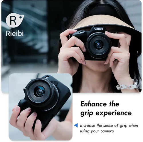 Miniatura 7 de Rieibi EOSR50 EOS R50 Estuche, Estuche Protector de Silicona Suave para Cámara Vlogging Canon EOS R50 EOSR50, Estuche de Cámara Ligero EOS R50