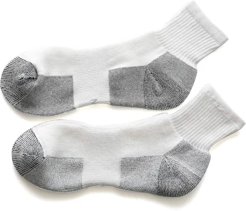 Miniatura 3 de WANDER - 8 pares de calcetines deportivos de algodón para hombres y mujeres, gruesos y acolchados, para correr, altura al tobillo, tallas 7-9 9-12