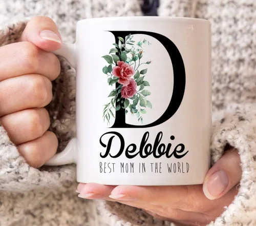 Miniatura 6 de InterestPrint Taza de café personalizada con texto en inglés "Dad Like You Is Harder To Find Father's Day Mug For Dad From Daughter Son, 11 onzas