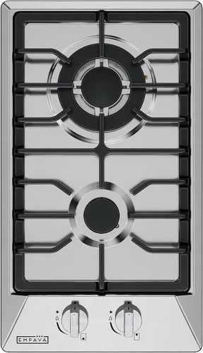 Miniatura 9 de Empava Placa de cocina de gas de 24 pulgadas con 4 quemadores sellados - Rejillas continuas resistentes - NG/GLP Convertible - Superficie de vidrio