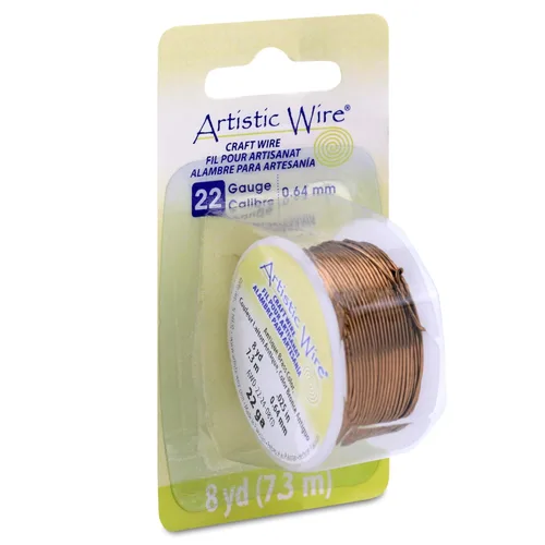 Miniatura 50 de Artistic Wire Alambre de Cobre Coloreado Plateado en Plata Resistente al Deslustre para Manualidades y Envolver Joyería, Resistente al Deslustre