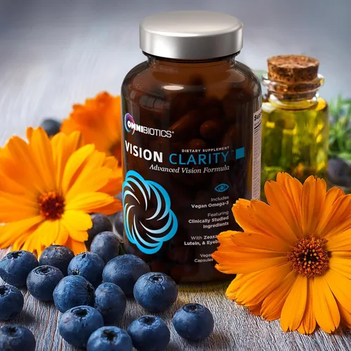 Miniatura 8 de OmniBiotics Vision Clarity - Suplemento vitamínico y mineral para los ojos, arándano, luteína y zeaxantina, suplemento de salud macular