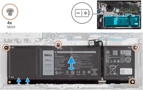 Miniatura 4 de DELL V6W33 - Batería de 4 celdas para Dell Latitude 3320 3330 3420 3520 3530 3445 5430 Vostro 3510 3511 3515 3520 3525 5310 5322 0 342 0 3425 3430