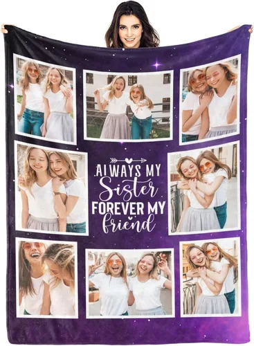 Miniatura 26 de envía al día siguiente, manta personalizada con texto en imagen, manta personalizada de foto, manta de franela personalizada, regalos personalizados