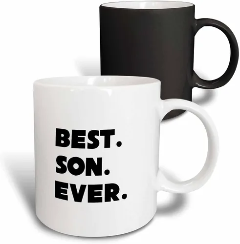 Miniatura 10 de 3dRose mug_192748_1 Best Son Ever - Taza de cerámica, 11 onzas Blanco