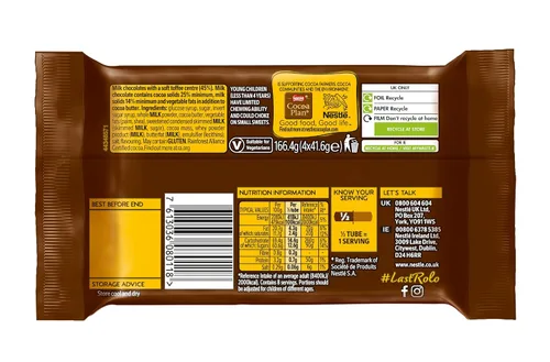 Miniatura 4 de Paquete múltiple de chocolate original Rolo importado del Reino Unido Inglaterra British ChocolateNestle Role, 5.87 oz