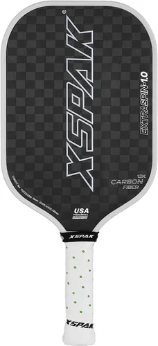 Miniatura 9 de Paleta de pickleball de fibra de carbono - Edición de torneo, aprobada por USAPA, superficie T700/12K, núcleo de polipropileno de 19 mm, 9 capas