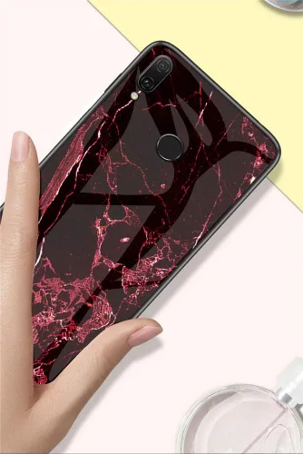 Miniatura 2 de IVY Funda de mármol de vidrio templado para Xiaomi Redmi Note 7 Pro/Redmi Note 7 - D