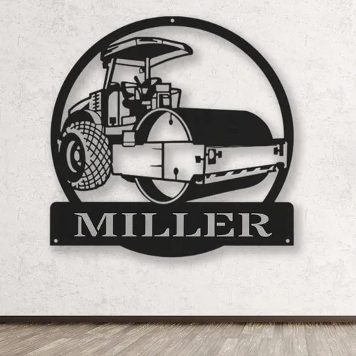 Miniatura 44 de Letrero de metal personalizado con nombre de camión, semirremolque, arte de pared para valla de garaje, patio, decoración al aire libre, letrero
