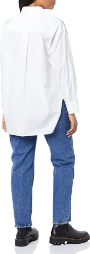 Miniatura 3 de Karl Lagerfeld Paris Blusa de manga larga con motivo icónico para mujer