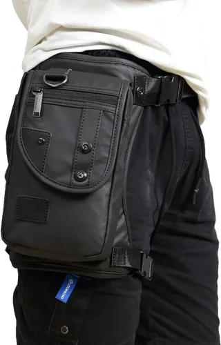 Miniatura 2 de Fekesu Oxford bolsa de pierna para hombres motocicleta equitación mujeres Fanny Pack al aire libre viaje pesca senderismo ciclismo cadera bolsas