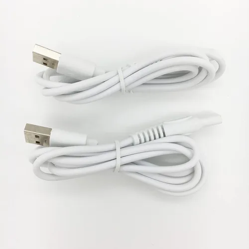 Miniatura 7 de Cable de carga de repuesto para acabado táctil impecable afeitadora de piernas para mujer, cable de alimentación USB de 5 V (paquete de 2)