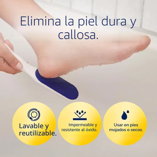 Miniatura 6 de Dr. Scholl's Lima de pie de nano cristal para eliminar la piel dura, removedor de callos de pies, limpiador de pies duradero, removedor de piel