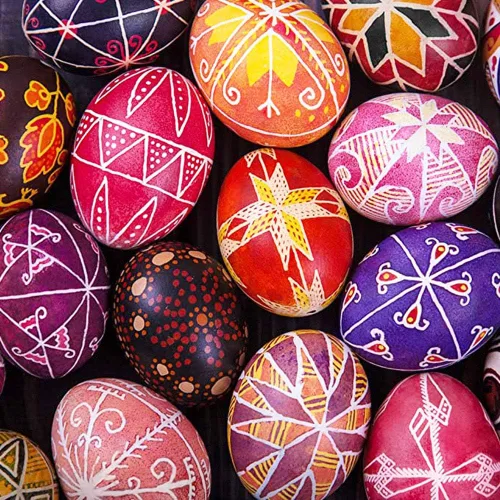 Miniatura 2 de Paquete de 30 huevos de plástico blanco, huevo de Pascua falso, pollo artificial para manualidades, pintura, fiesta, decoración del hogar, niños