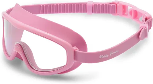 Miniatura 2 de Petites Pommes Gafas de Natación para Niños de 3 a 8 Años - Silicona Ligera, Lente Ancha Antivaho, Diseño Retro de Gafas de Natación para Niños