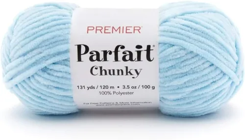 Miniatura 12 de Premier Parfait Hilo Grueso - Súper Voluminoso para Tejer y Hacer Ganchillo, Chenilla, Sunshine