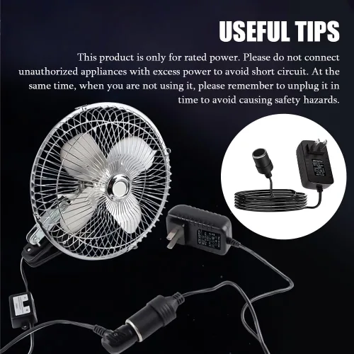 Miniatura 7 de Convertidor de CA a CC, adaptador de encendedor de cigarrillos, 100-240V a 12V 2A 24W enchufe de encendedor de cigarrillos de automóvil, adaptador