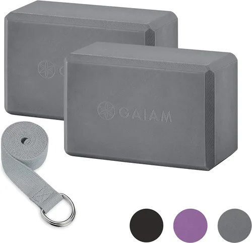 Miniatura 22 de Gaiam Yoga Block - Supportive Latex-Free Eva Foam - Soft Non-Slip Surface with Beveled Edges for Yoga, Pilates, Meditation Menta cool