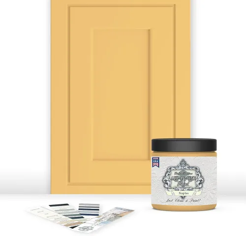 Miniatura 144 de Pintura TODO EN UNO, Abbey (gris cálido), Muestra de 8oz - Pintura duradera para gabinetes y muebles. Imprimación y capa superior incorporadas,