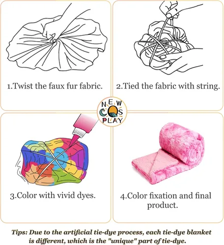 Miniatura 6 de NEWCOSPLAY Manta de piel sintética súper suave para el sofá, manta cálida y mullida de sherpa rosa para sofá y cama (rosa, manta de 50 x 60 pulgadas)