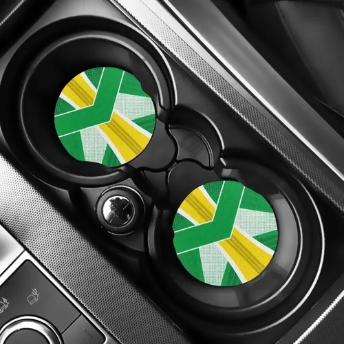 Miniatura 21 de AFPANQZ 250 Years Print Car Coasters for Cup Holders Absorbent Car Accessories 2.8" Car Cup Holder for Women 2 Pack