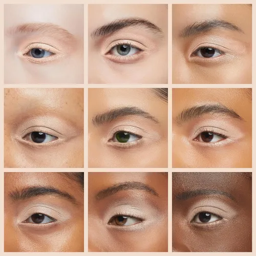 Miniatura 25 de Oulac Sombra de ojos en crema con brillo también para iluminador Sombra de ojos mezclable Resistente al agua y de larga duración con fórmula Pureza