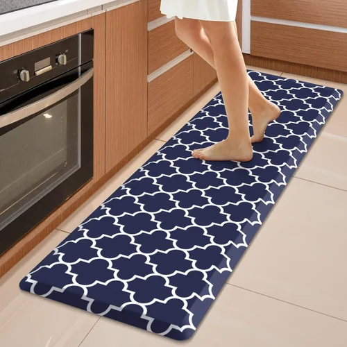 Miniatura 24 de WISELIFE - Tapete antifatiga para piso de 4/5 pulgadas, tapete de cocina antideslizante, impermeable, resistente, ergonómico, cómodo, duradero