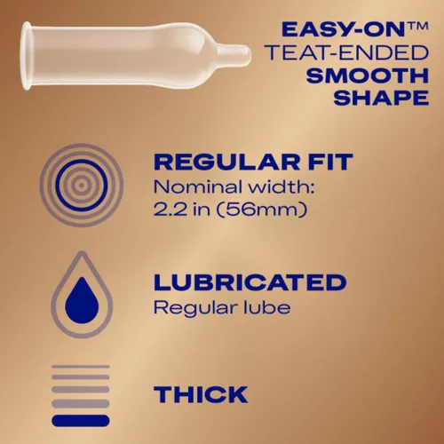 Miniatura 7 de Preservativos Durex sin látex para el sexo, condones lubricados sin látex Durex Avanti Bare Real Feel para hombres con sensación natural de piel