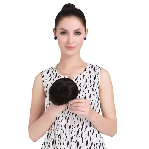 Miniatura 6 de Onedor Extensión de Cabello Fibra Sintética Chignon Donut Moño Peluca (10)