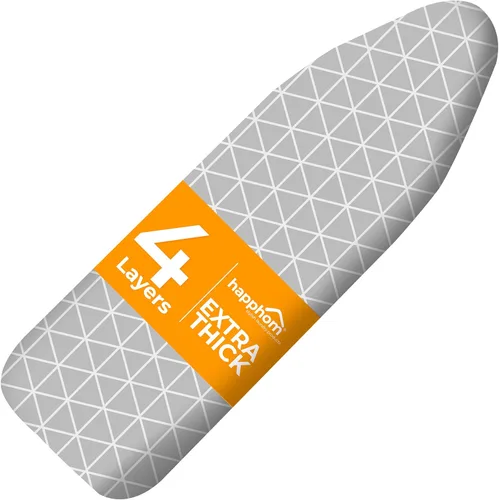 Miniatura 9 de Cubierta para tabla de planchar y almohadilla Extra Gruesa de Alta Calidad Acolchada de Múltiples Capas, Cubierta para tabla de planchar recubierta