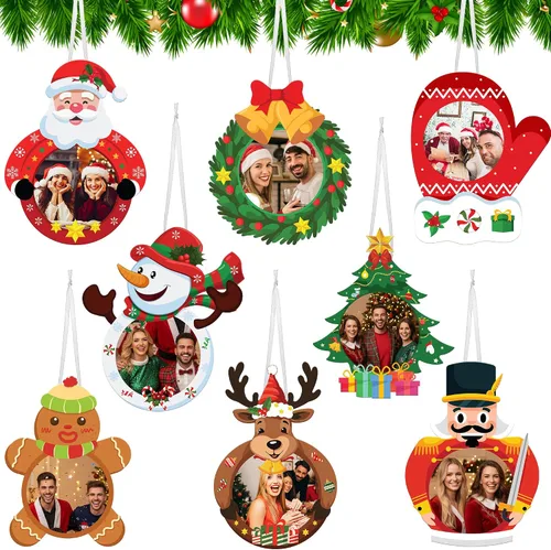 Miniatura 10 de KatchOn, Decoraciones colgantes de Navidad en forma de remolino, grande, paquete de 30 Adorno colgante para decoraciones de fiesta de Navidad