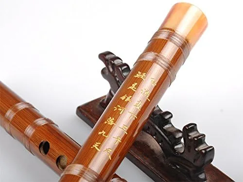 Miniatura 2 de OrientalMusicSanctuary Flauta Dizi de bambú amargo para principiantes - Dizi flauta shinobe chino (clave de C)