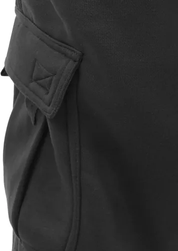 Miniatura 5 de pantalones cortos de verano con cordón de forro polar para hombre, M-7XL