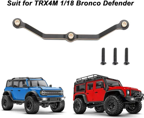 Miniatura 2 de Enlace de dirección de latón de 0.42 oz para TRX4M piezas de actualización 1/18 RC Crawler Car
