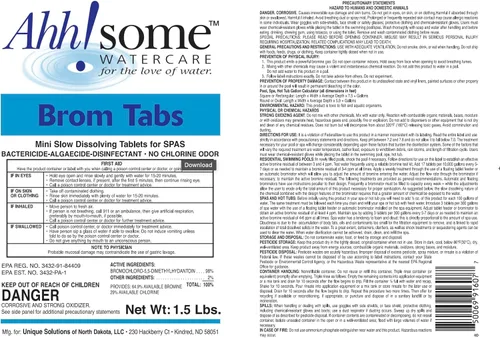 Miniatura 2 de AhhSome - Mini tabletas de bromo de 2 pulgadas de 1.5 libras para spa y bañera de hidromasaje desinfectante Pestañas de bromación de disolución