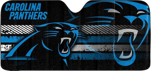Miniatura 24 de Fanmats Parasol Solar Automático para Parabrisas de la NFL, Protector Solar Visera Solar Acordeón Tri-plegable para Almacenamiento 59" x 29.5