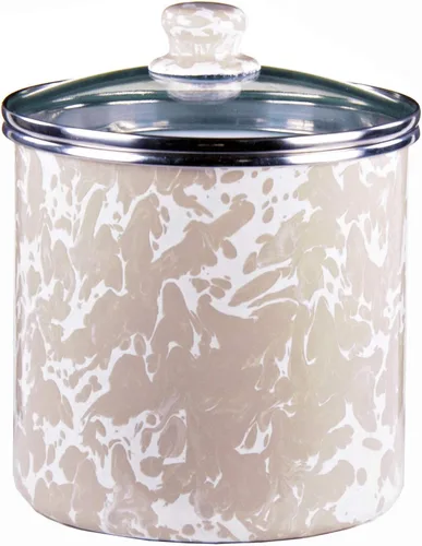 Miniatura 4 de Golden Rabbit Recipiente de esmalte, 8 tazas, vidrio de mar
