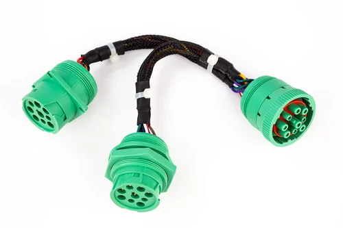 Miniatura 7 de YPP TIPO2 SAE J939 Cable divisor Y Cable de extensión de datos y energía de 9 pines para herramientas de diagnóstico de GPS ELD para camiones