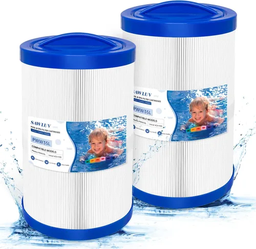 Miniatura 8 de Paquete de 1 cartucho de filtro de bañera de hidromasaje PWW35L de repuesto para Pleatco PWW35L, Unicel 4CH-935, Waterway 817-4035, Master Spas