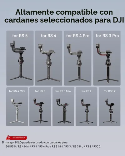 Miniatura 2 de SmallRig Empuñadura Sling Ajustable para Cardán, Mango Sling para DJI RS 4 Mini, RS 4, RS 4 Pro, RS 3 Mini, RS 3, RS 3 Pro, RS 2, RSC 2, Carga