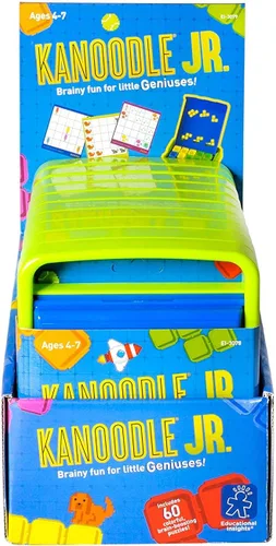 Miniatura 8 de Educational Insights Kanoodle Jr. - Rompecabezas cerebrales 3D, juego de cerebro para un jugador, divertidos juegos de viaje para niños, desafiantes