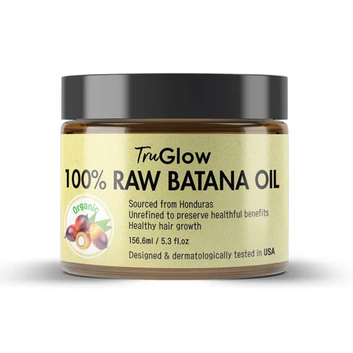 TruGlow Aceite de batana 100% crudo y sin refinar | Hidratante natural para cuero cabelludo seco, brillo y cabello saludable | Aceite nutritivo para