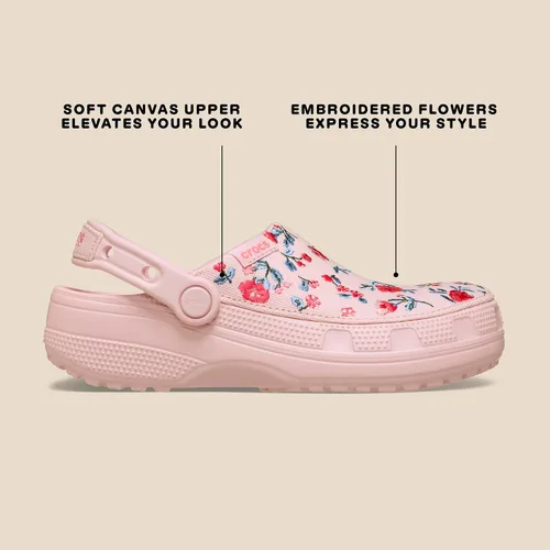 Miniatura 6 de Crocs Zuecos clásicos de lona elaborados unisex para hombres y mujeres