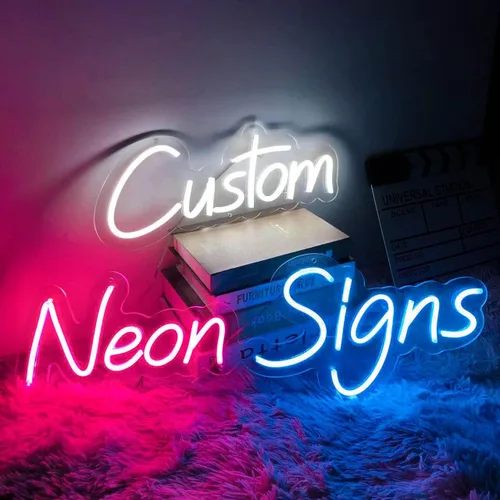 Letreros de neón personalizados luces de neón LED para decoración de pared, dormitorio, pared, cumpleaños, boda, fiesta, bar, tienda, logotipo,