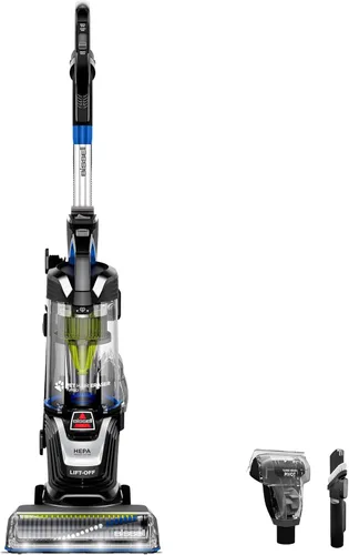 Bissell Borrador de Pelo de Mascotas Aspiradora Turbo Lift-Off, con Rodillo de Cepillo Autolimpiante, Filtración HEPA, Potente Recogida de Pelo de