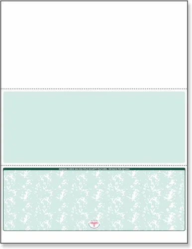 Miniatura 15 de NextDayLabels - Stock de cheques en blanco para láser/chorro de tinta, 8-1/2 x 11" 24# lb, 500 hojas por paquete (parte inferior azul)