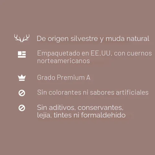 Miniatura 3 de Marca Amazon – Cuerno de alce dividido Wag con desprendimiento natural, de larga duración para masticadores agresivos, mediano